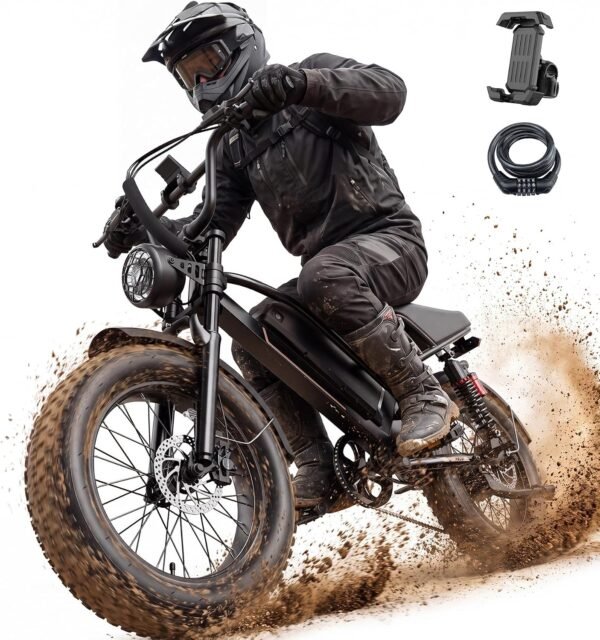 Jasion YR20 & Pro Fat Tire Electric Bike – 3000W Peak, Up to 90-Mile Range